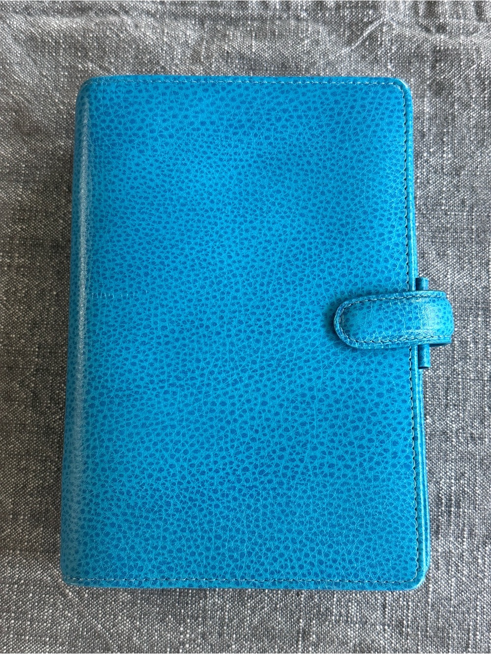 Filofax Finsbury Personal Turquoise Leather Organizer